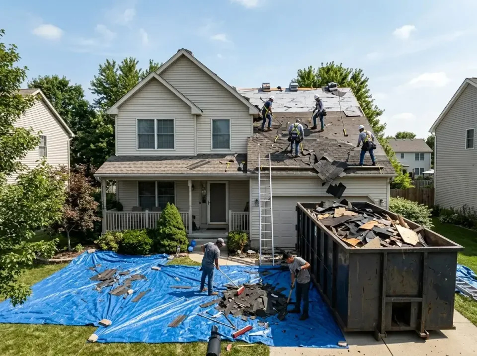 roof-replacement-debris-remova-004 — frequently asked questions, Cheapest Dumpster Rentals in South Highpoint, FL